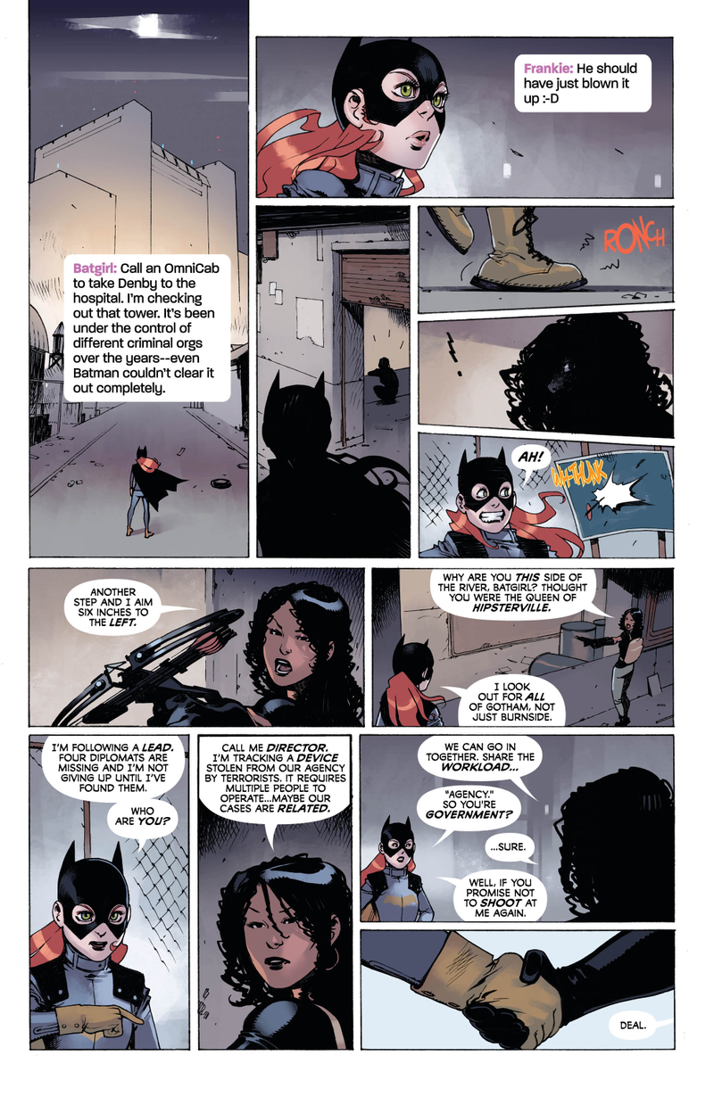 Illustration for article titled Exclusive DC preview: Batgirl Annual #3 brings Grayson back into Barbara’s life